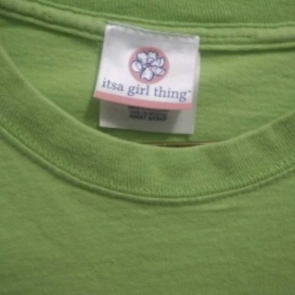 Itsa Girl Thing women's Christmas tee - adult small - Picture 4 of 4